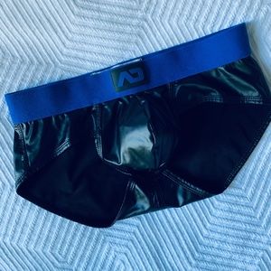 Addicted Leather Look Trunk with Open Back